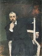 Eilif Peterssen Portrett av Arne Garborg oil painting reproduction